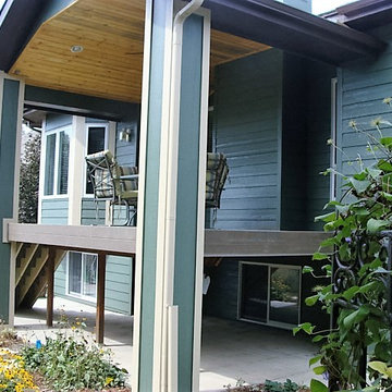 Gable and Shed roofs over decks