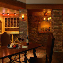 basement wine cellar