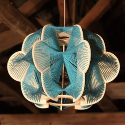 lampe wood and wool //ABBA - Pendant Lighting