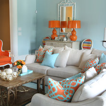 Orange and Aqua