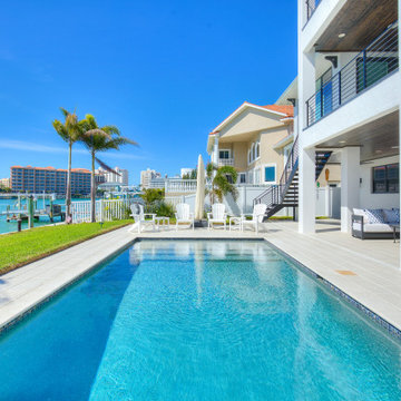 Contemporary Coastal Retreat with Private Pool and Waterfront Views