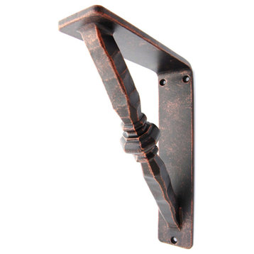 Wrought Iron Corbel - Cooper 2" Wide Iron Countertop Corbel
