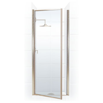 Coastal Shower Doors L23.66-C Legend Series 23" x 64" Framed - Brushed Nickel
