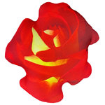 Dragon 88 - Ketchup Mustard Rose 3D Pillow - Beautiful Rich Red and Yellow Colored Rose Pillow for a luxurious look in your home. The Photo Realism 3D detail of digital printing makes the rose pillow look so realistic! You can decorate your sofa, chair, bench, table and any room or outdoor space! Digitally Printed on Both Sides on a Soft Linen Textured Fabric.