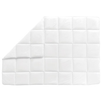 Yatas Bedding Corbell 89" x 102" Cotton King Quilt in White Finish