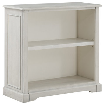 Country Meadows 2-Shelf Bookcase, Antique White