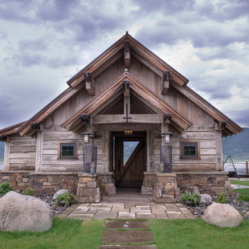 Hand-Hewn Skin siding