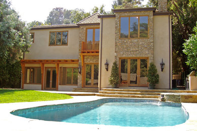 Elegant pool photo in Los Angeles
