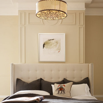 Cream Upholstered Platform