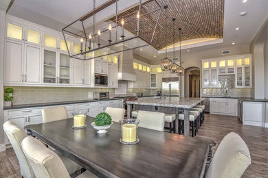 Example of a transitional kitchen design in Phoenix