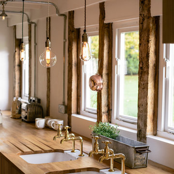 The Hampshire Barn Sebastian Cox Kitchen by deVOL