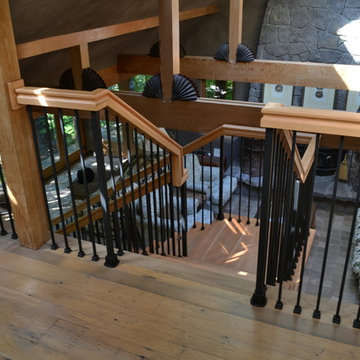 Mono Beam Stair top master bedroom view