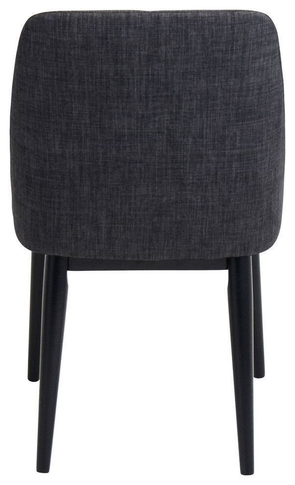 LumiSource Tintori Dining Chairs in Charcoal, Set of 2