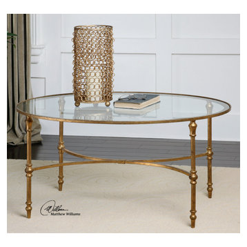 Uttermost Vitya Glass Coffee Table