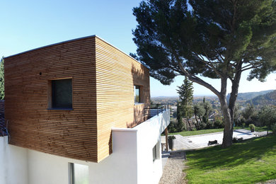 Photo of a contemporary exterior in Montpellier.