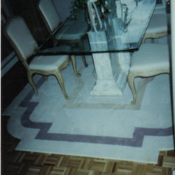 Design Corner Border rug - Area Rugs