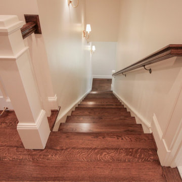 Project #77 | Elegant Traditional Stair with Two-Sided Balcony