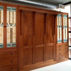 Custom Panel Wall Bed (closed) - Murphy Beds