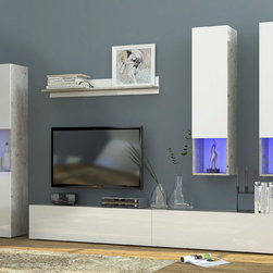 Modern Wall Unit Quiz | Made in Italy - $1,425 - Entertainment Centers And Tv Stands