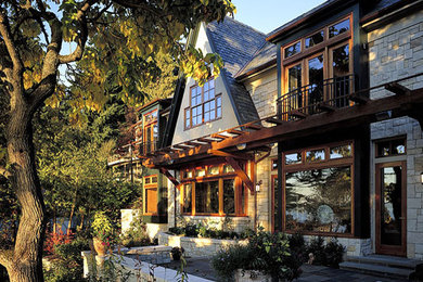 Example of a classic exterior home design in Seattle