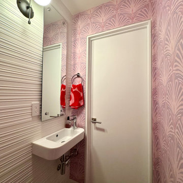Pepper Home Wallpaper Installation -Restroom