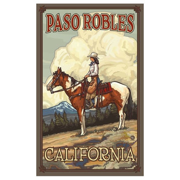Paul A. Lanquist Paso Robles California Art Print, 12"x18"