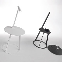 ALBINO Side Table w/ Light - Side Tables And End Tables