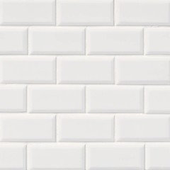 dip white subway tile