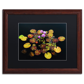 'Exotic Lilies' Matted Framed Canvas Art by Kurt Shaffer