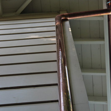 Seamless Copper Rain Gutters in Los Angeles