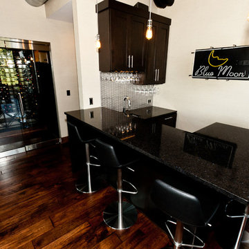 Modern Industrial Loft Bar