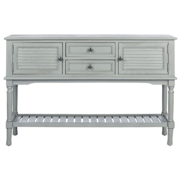 Piper 2 Drawer 2 Door Console Table Distressed Gray