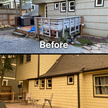 Before and After Deck Difference