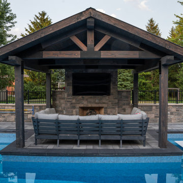 Luxury Poolside Gazebo & Outdoor Living