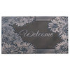 Welcome Rubber Pin Mat, Copper Hand Finished, Heavy Duty Doormat, 18"x30"