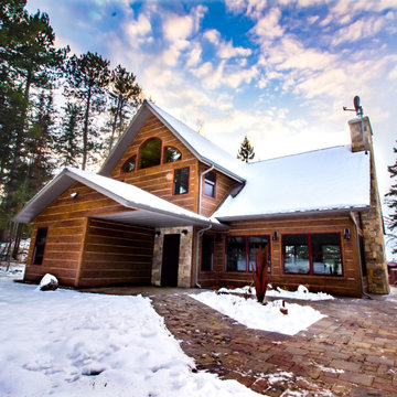 Concrete Log Siding Homes