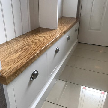 Built in mudroom