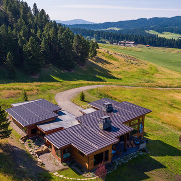 Standing Seam Roofing in Dark Bronze