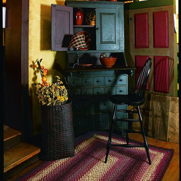 Homespice Plumberry Cotton Braided Rugs