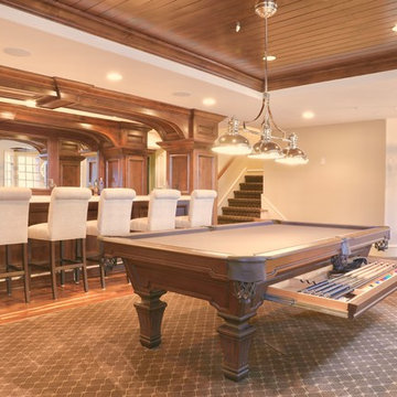Customer Matched Finish on an 8' Hampton pool table by Olhausen.