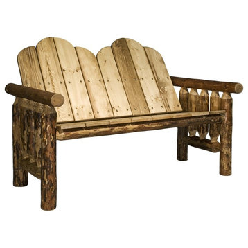 Glacier Country Collection Deck Bench, Exterior Stain Finish