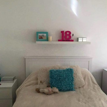 2 different looks for an 18yr old girls bedroom makeover