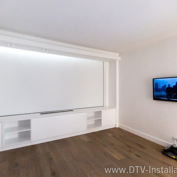 Lutron Shades in the bedroom