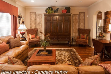 Inspiration for an asian living room remodel in Austin