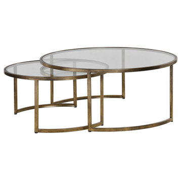 Uttermost Rhea Nested Coffee Tables, Set of 2