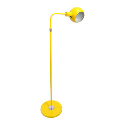 Yellow Sonneman Style Eyeball Floor Lamp - SOLD - Floor Lamps