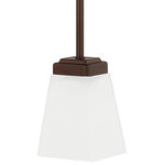 Capital Lighting - Baxley One Light Pendant in Bronze - 1 Light Mini Pendant in Bronze from the HomePlace Lighting Baxley Collection&nbsp