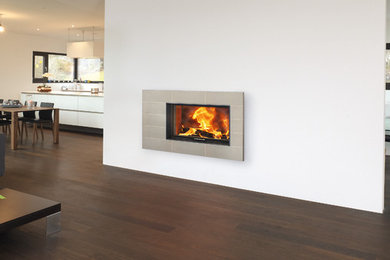 Spartherm - Single Large Wood Fireplace