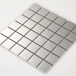 Metallic mosaic kitchen backsplash wall tiles metal tile HC2 - Mosaic Tile