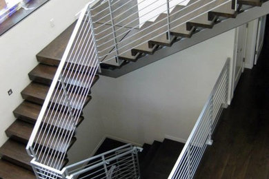 Trendy staircase photo in Kansas City